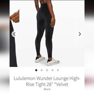 Wunder Lounge Velvet High Rise Black